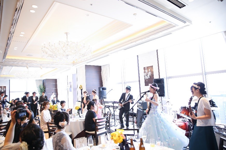 【BLOG】バンド演奏Wedding