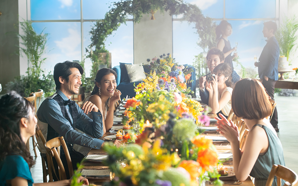 岡山の結婚式場「THE STYLE」で 大人数ウェディング！