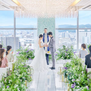 【半期に一度】天空チャペル体験×豪華2万相当コース仕立試食